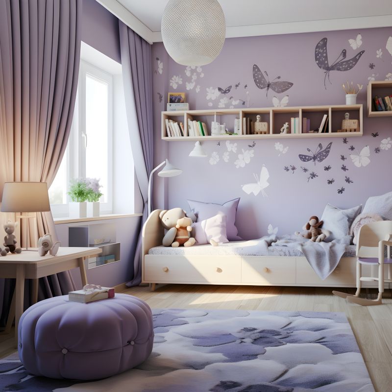 Nursery Wallpaper Installation