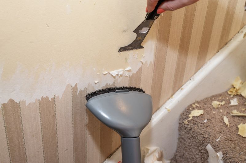 Applying Adhesive to Wall